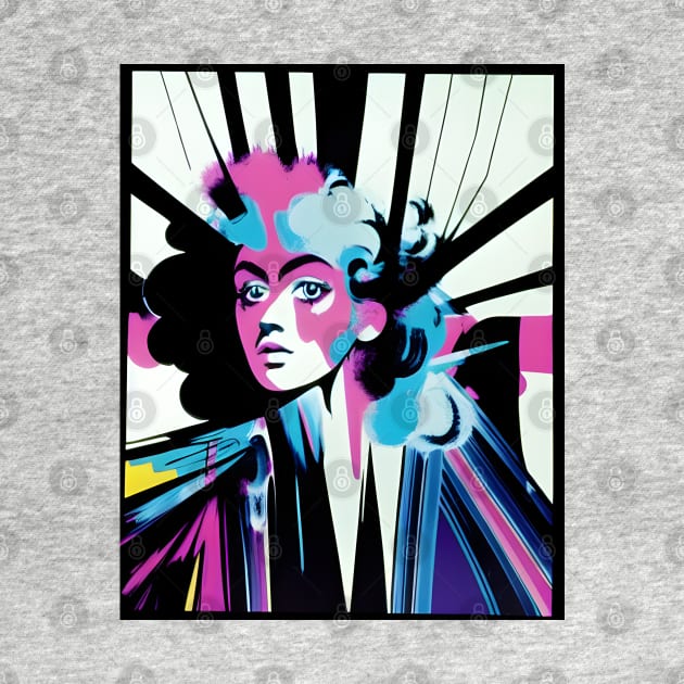 Pop The Art #2 - Bold Portrait by MonkeyButlerDesigns